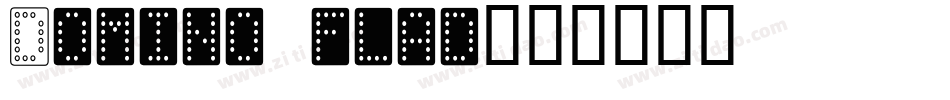 Domino flad字体转换